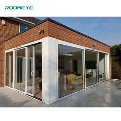 Roomeye double glass sliding aluminum door on China WDMA