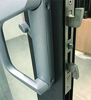Roomeye double glass sliding aluminum door on China WDMA