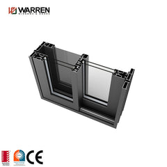 Slide aluminum exterior entry door windows manual sliding door