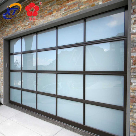 Shop Aluminum Frame Plexiglass/Glass Garage Door Prices Full View Glass Panel & Home polycarbonate sliding aluminum full view garage doors on China WDMA