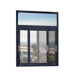 Simple iron windows grills design modern house aluminum sliding window on China WDMA