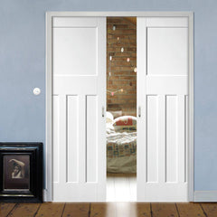 Soundproof Sliding Solid Wood Glass Interior Lowes Fire Rated Cavity Pocket Door on China WDMA