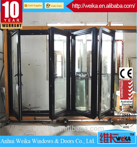 Spanish style folding door Aluminum sliding window and door on China WDMA