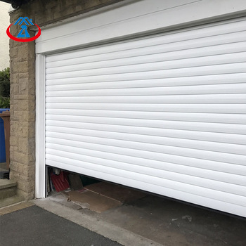 Standard Size Width*Height 3.5*3m Aluminum Automatic Double Layer Shutter Door Garage Door on China WDMA