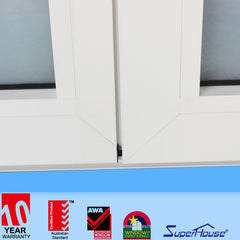Superhouse fiberglass french doors aluminium bedroom one way glass door with AS2047 on China WDMA