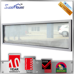 Superhouse new design aluminum fixed clear glass windows with built in blinds on China WDMA