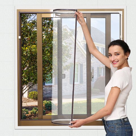 Swinging casement window uesd DIY fiberglass window screens on China WDMA
