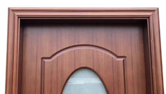 Foshan Good Quality And Fireproof Apartment Interior HDF MDF PVC Glass Window Doors on China WDMA