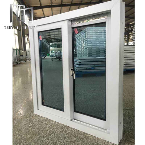 Teeyeo Hurricane proof impact window pvc sliding windows office glass sliding windows on China WDMA