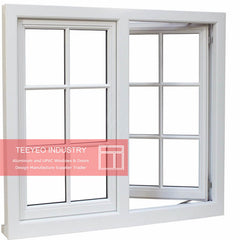 Teeyeo maker pvc frame steel reinforcement scrap casement window on China WDMA