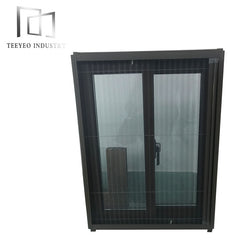 Teeyeo wooden window door models aluminum vertical bi folding sliding window and door on China WDMA