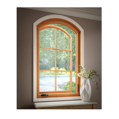 That open arched top casement dual pane windows aluminum arched casement window on China WDMA