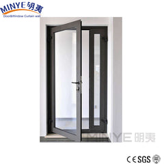 Thermal break aluminum door entry door with heat insulation/triple pane entry door on China WDMA