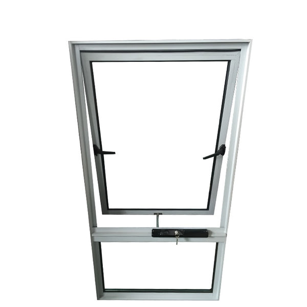 Thermal break double Glass Patio Aluminum Alloy Frame Awning Windows With Insect Screen on China WDMA