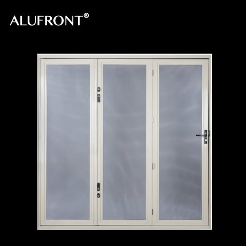 Top Quality Product Warranty Soundproof Tempered Glass Aluminium Security Folding Window Door comply with Australian standards on China WDMA