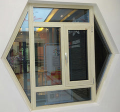 Top china brand casement window handle glass window shutters double glazed windows with blinds on China WDMA