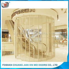 Transparent sliding door/Transparent shutter on China WDMA