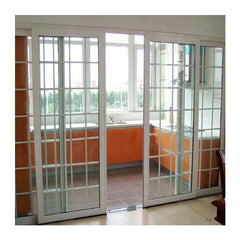 UPVC 3 tracks sliding door on China WDMA