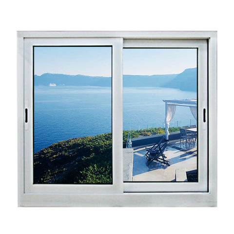UPVC Large Laminated Glass Sliding Windows Hurricane Impact PVC UPVC Vinyl Casement Windows on China WDMA
