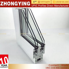 White Clear Slider 60-80mm Pvc And Cheapest Price Thermal Break Openable Steel Cheap Roof Soundproof Upvc Small Window Profile on China WDMA