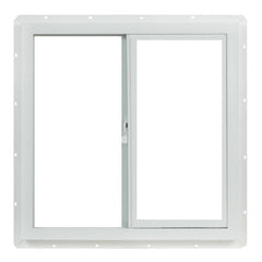 White Color Aluminum Frame 5mm thickness Glass Good Quality Aluminum Sliding Window on China WDMA