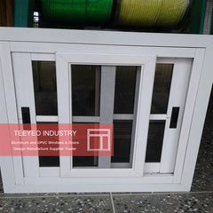 White custom size sliding windows cost single glazed with burglar proof and mosquito net on China WDMA