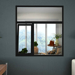 White glass window single hung aluminium casement window for office on China WDMA