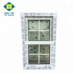 Wholesales Popular Style Grill Cheap Window PVC Vinyl Single Hung Windows on China WDMA