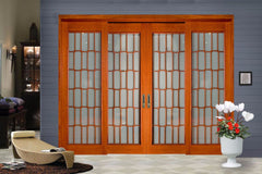 Wood Frame 4 Panel Sliding Glass Patio Doors Sliding Interior French Doors Best French Patio Doors on China WDMA