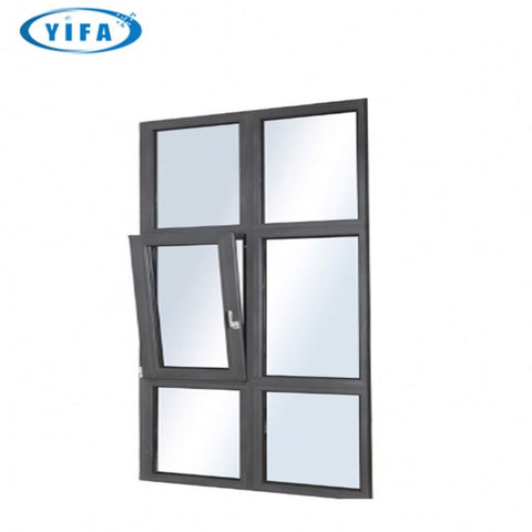 Wood clad aluminum casement window with inbuilt blinds on China WDMA