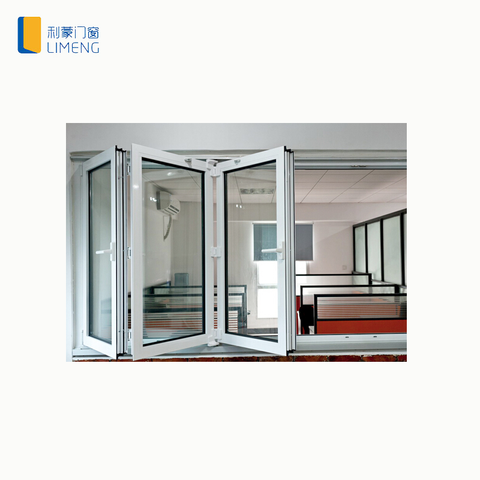 aluminium window manufacturer double glazing folding door/bi-fold windowwindow on China WDMA