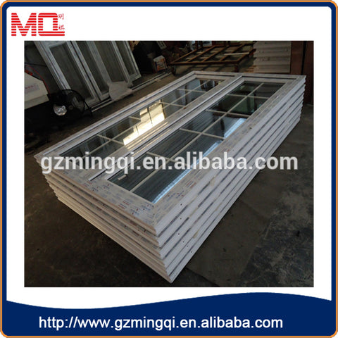 aluminum casement windows with built in blinds inside double glass window MQ-68 on China WDMA