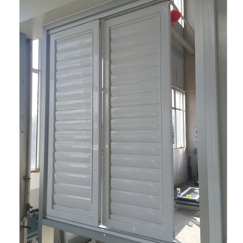 aluminum frames waterproof high security louvre windows adjustable double glazed shutter window size price on China WDMA
