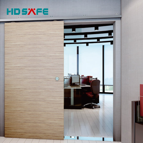 aluminum interior design self close sliding wooden door with high quality on China WDMA