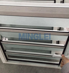 aluminum jalousie bathroom louver glass shutter window on China WDMA