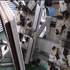 aluminum window fabrication 4 corner crimping machine on China WDMA