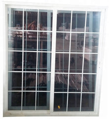 american style vinyl door big size 96x80 pvc exterior sliding patio door on China WDMA