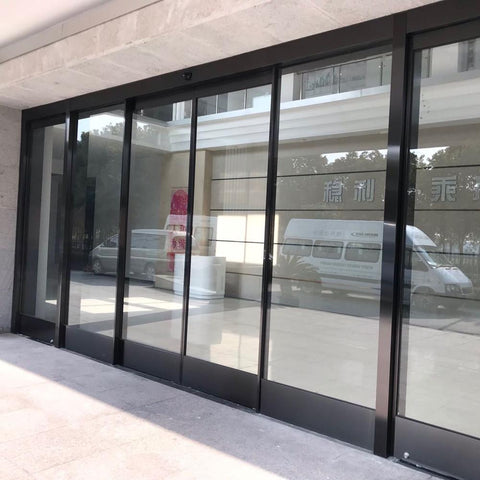 automatic type electric sliding glass door for mall on China WDMA