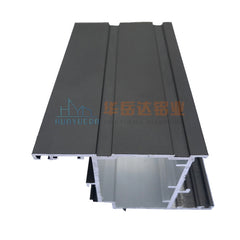 black powder coating aluminum Casement Window Frame profile Details