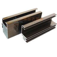 black powder coating aluminum Casement Window Frame profile Details