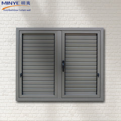 china top high quality aluminum profile with crank devices shutter louver window on China WDMA