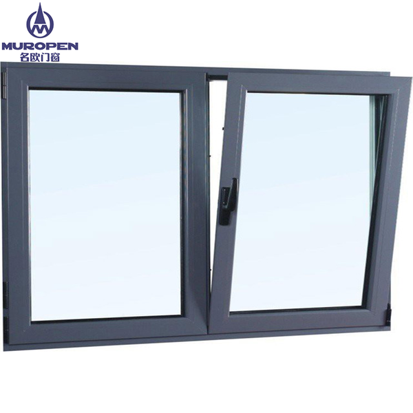 commercial Custom Aluminum Windows frosted tempered glazed on China WDMA