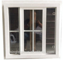 commercial frosted bathroom glass plastic vinyl upvc sliding window designs for homes on China WDMA