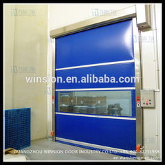 curtain design metal roll up window hgih speed industrial automatic door on China WDMA
