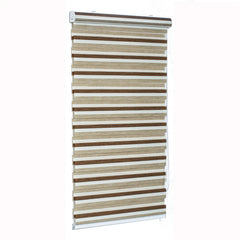 day night manually operated zebra blinds, windproof and water-proof blind, double glazed windows with blind on China WDMA