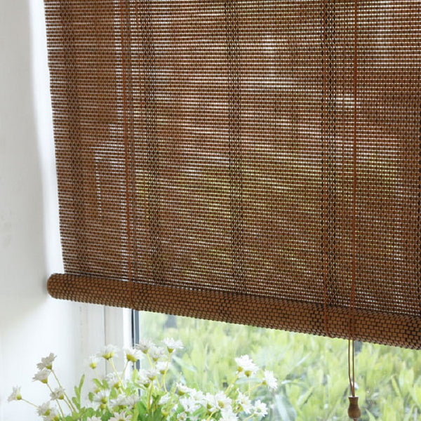 inside window nature bamboo blinds on China WDMA