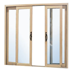 interior Aluminum glass sliding patio door with opening window designs on China WDMA