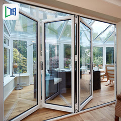 living room aluminium sliding bifold doors decorative interior double bifold doors on China WDMA