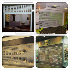 perforated roller shutter door on China WDMA