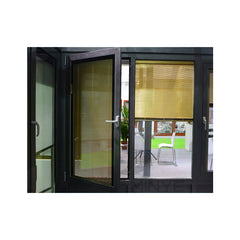 price of aluminum cladding glass window with internal blinds design on China WDMA